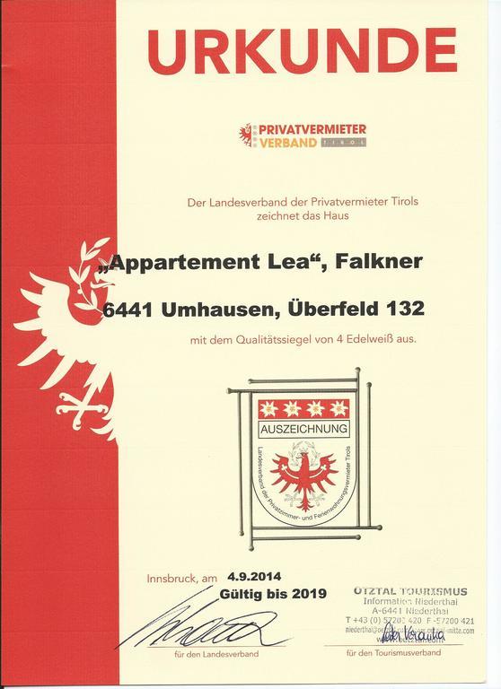 Appartement Lea Umhausen Eksteriør bilde